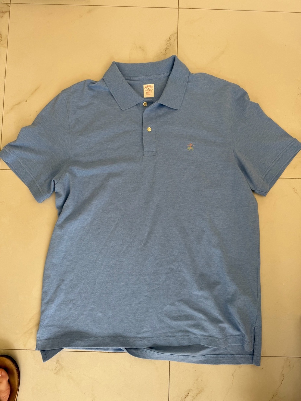 Brooks Brothers Light Blue Polo Shirt